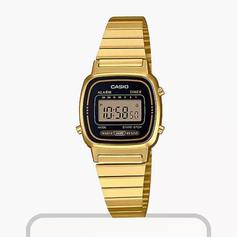 Casio Vintage Retro Japan Quartz Ladies Watch- LA670WGA-1DF